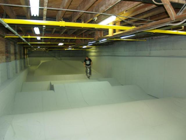 I got to ride the pump track 
